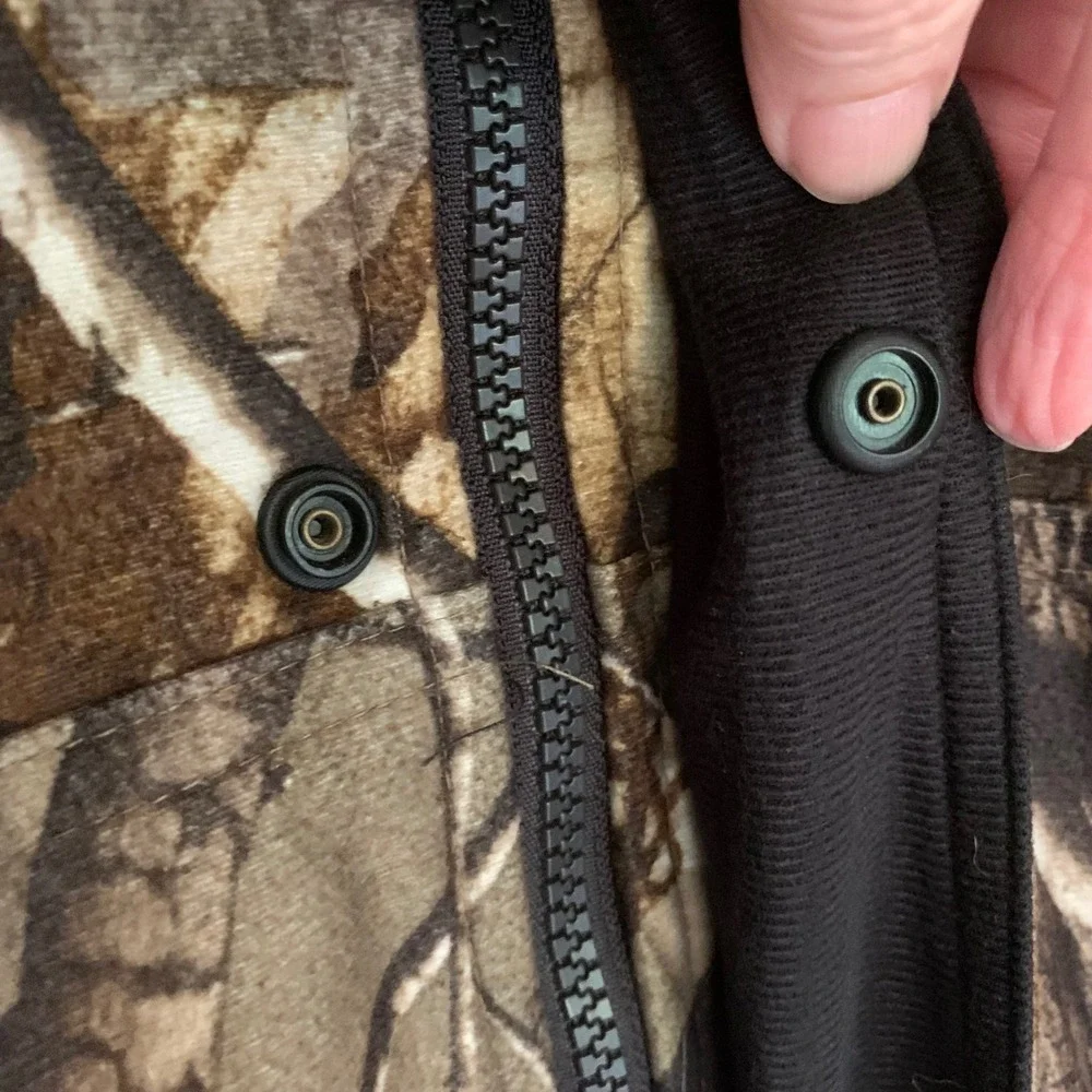 Field &‎ Stream Boys Medium Camo Jacket Hooded Realtree Quilted Hunting